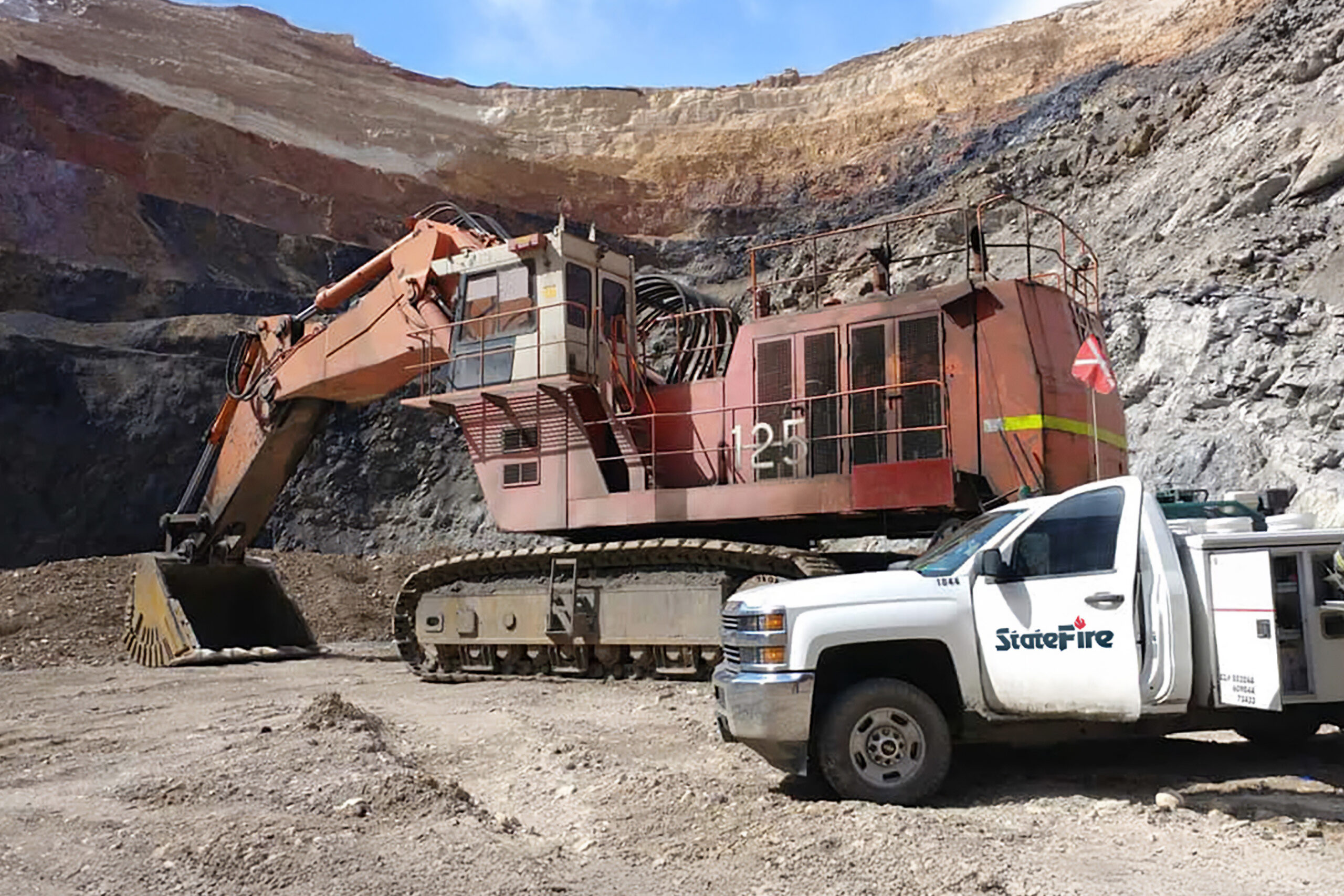 Mining Operation Fire Suppression