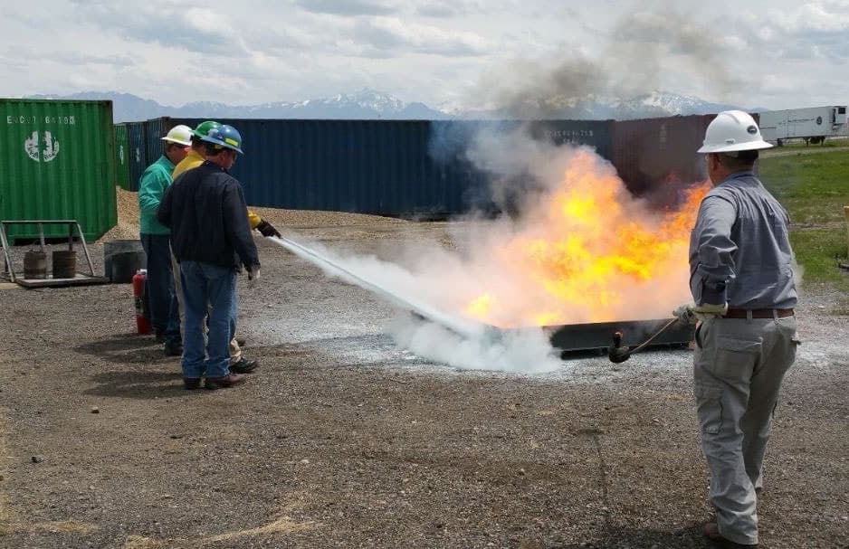 State Fire training proper use of portable fire extinguishers
