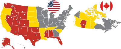 State Fire service area map