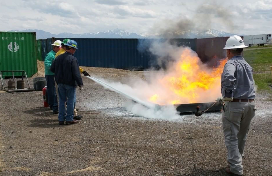 State Fire training proper use of portable fire extinguishers